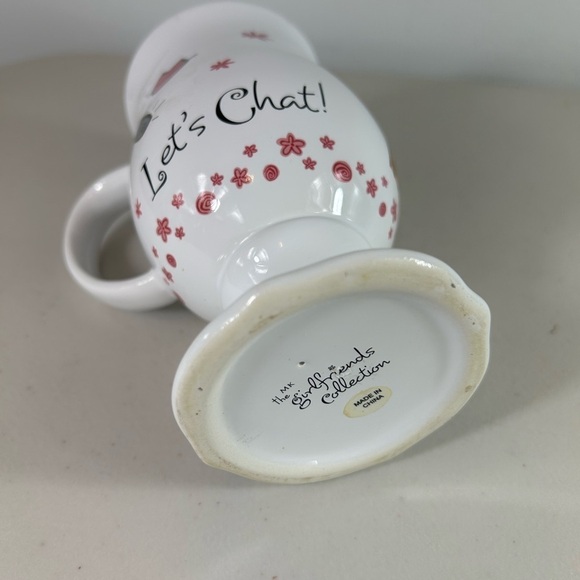 The girlfriend’s collection “Let’s Chat” pedestal mug - Picture 4 of 7